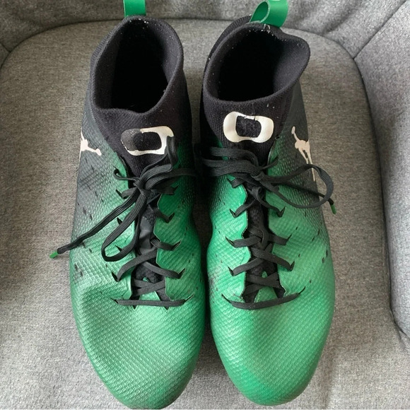 Nike Oregon Ducks Vapor Untouchable Pro3 Team Issued Football Cleats SZ 15 Promo - Picture 6 of 12